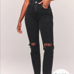 Curve Love Ultra High Rise 90s Straight Jean Black